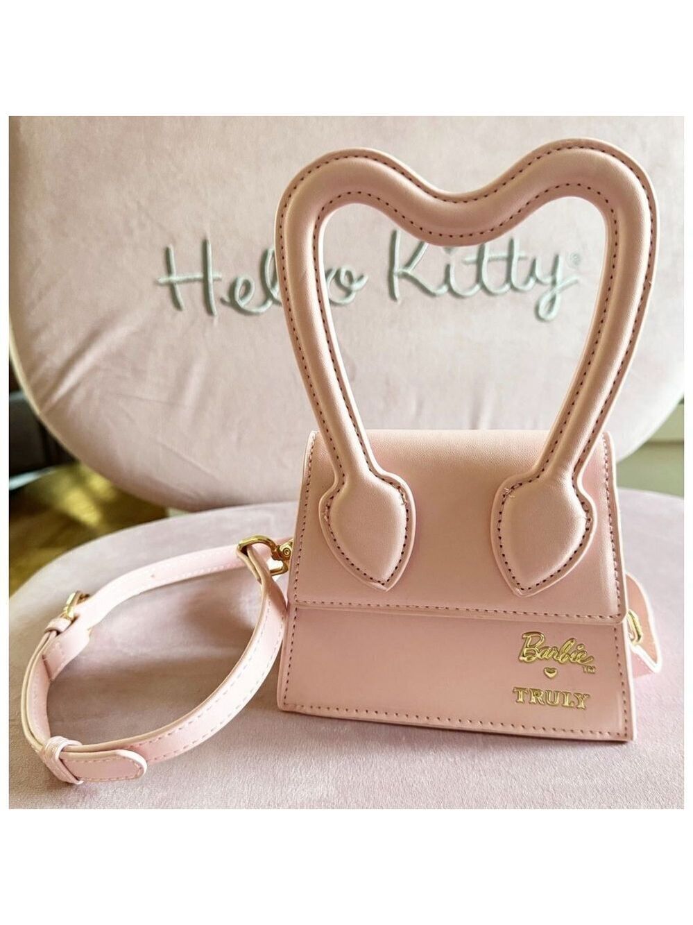 Barbie Mini Purse by Truly Crossbody Blush Pink Adjustable Straps